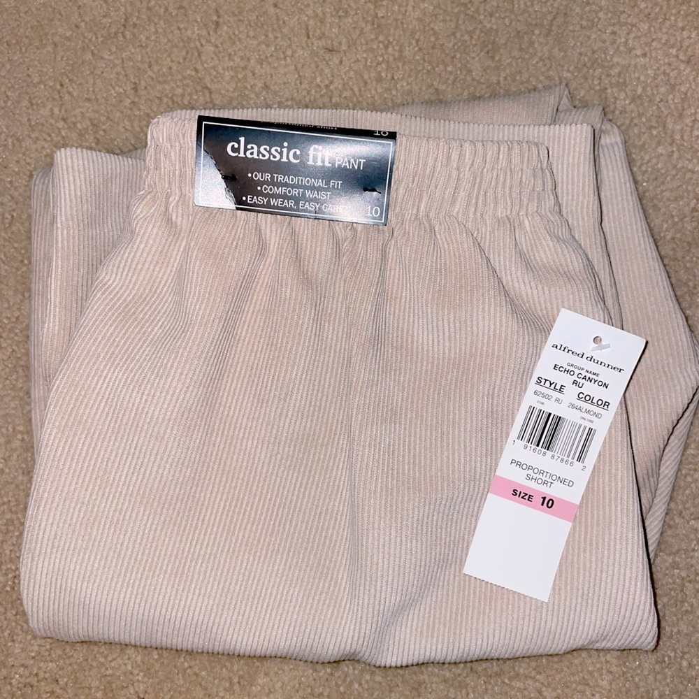 NWT Alfred Dunner Almond Pants | Never Worn